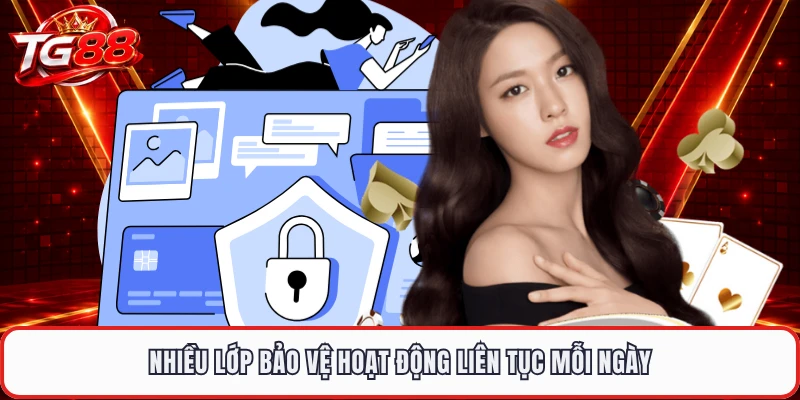 Nhiều lớp bảo vệ hoạt động liên tục mỗi ngày